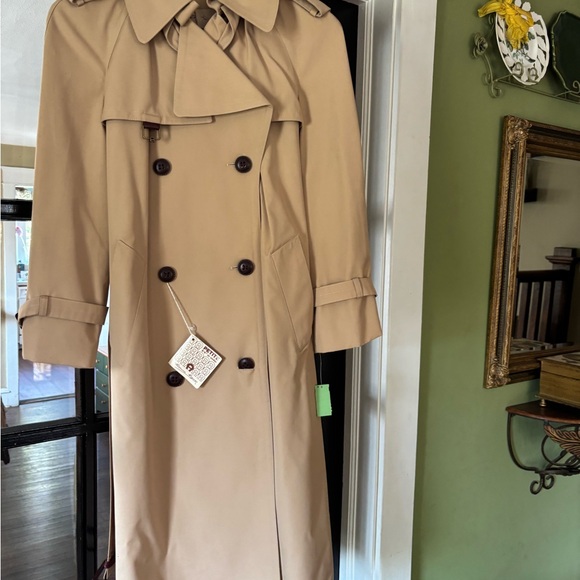 Etienne Aigner Tan Trench Coat - Picture 1 of 7